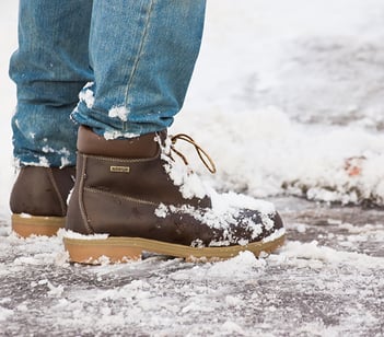 boots in snow