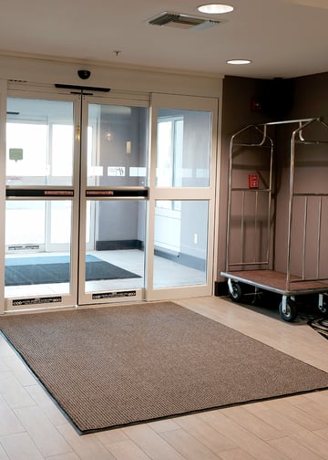 matting at entry way